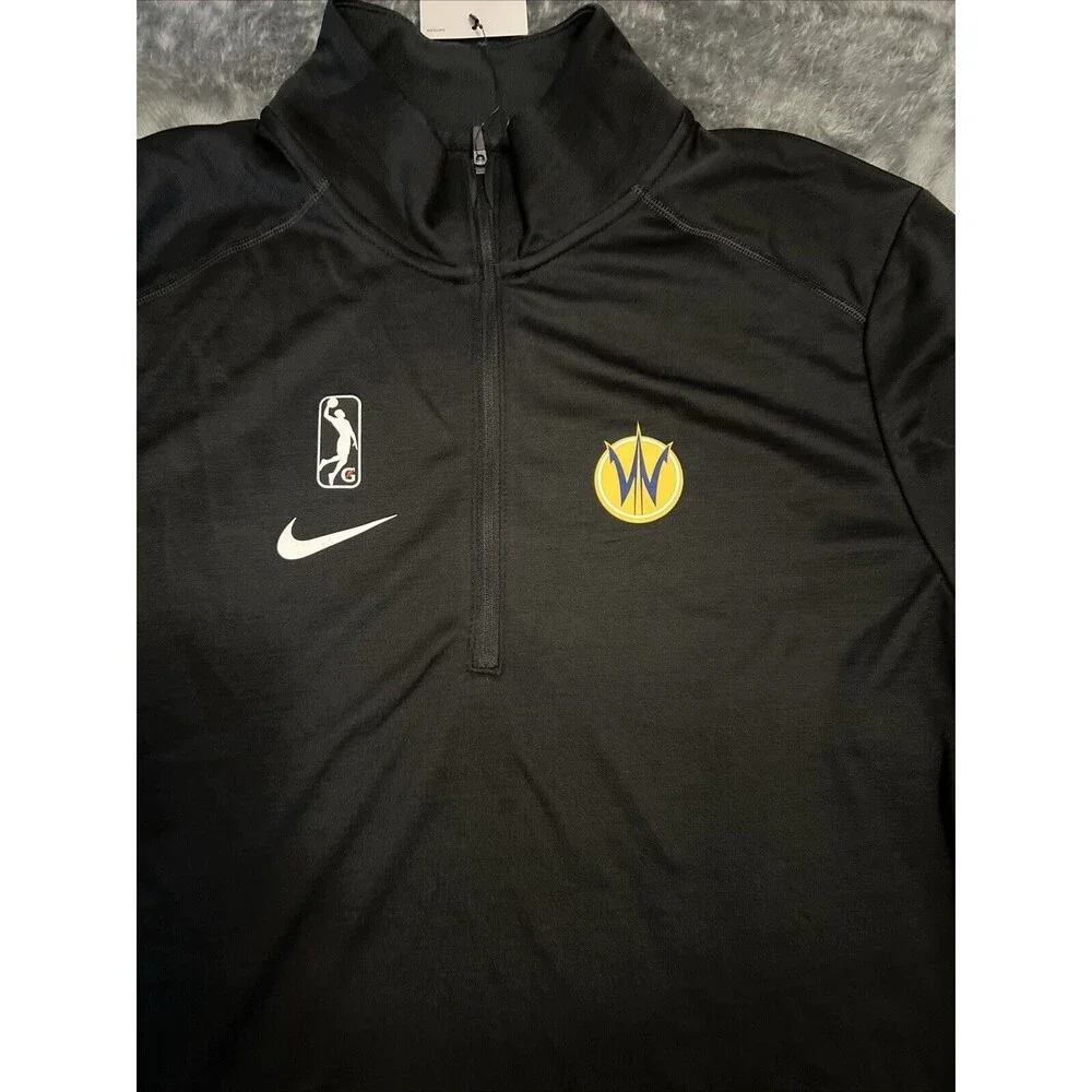 Small Santa Cruz Warriors G League Nike NBA Pullover Zip - Picture 2 of 8